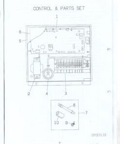 FDUR608-A CONTROL AND PARTS SET