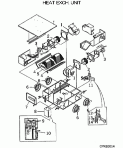 SAF1000E4 HEAT EXCH. UNIT