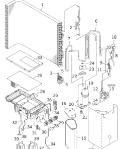 SRC18YSA-W HEAT EXCH. AND CONTROL
