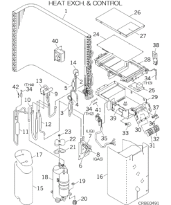 SRC20ZSXA-W HEAT EXCH. AND CONTROL