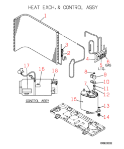 SRC288CENF-A HEAT EXCH. AND CONTROL