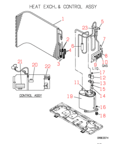 SRC288HENF-A HEAT EXCH. AND CONTROL