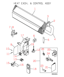 SRK388HENF-AU HEAT EXCH. AND CONTROL