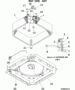 FDT60VF/A HEAT EXCH. ASSY
