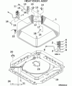 FDT60VG/1 HEAT EXCH. ASSY