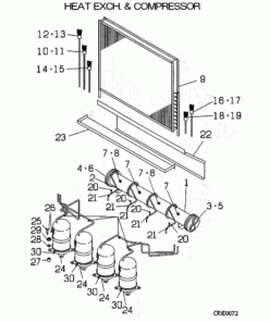 DP401E6A HEAT EXCH.AND COMPRESSOR