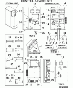 FDC280KXE6/L CONTROL AND PARTS SET