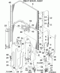 FDC280KXE6/L HEAT EXCH. ASSY