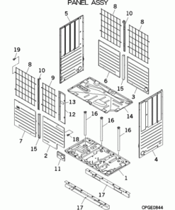 FDC280KXZRE1/1 PANEL ASSY