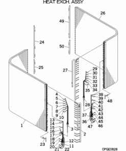 FDC280KXZXE1/1 HEAT EXCH. ASSY