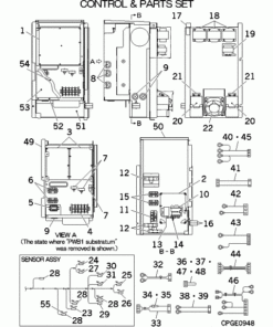 FDC400KXZRE1/1 CONTROL AND PARTS SET