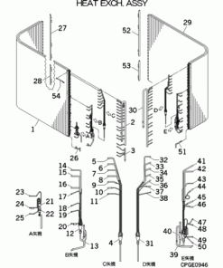 FDC400KXZRE1/1 HEAT EXCH. ASSY