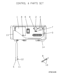 FDC808HES3B CONTROL AND PARTS SET
