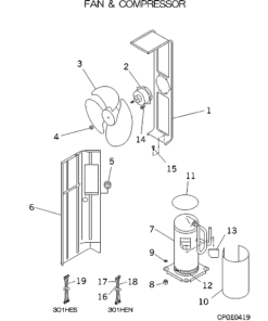 FDCA301HES FAN AND COMPRESSOR