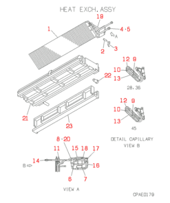 FDTSJ36HKXE2 HEAT EXCH. ASSY