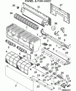 SRK20ZS-ST PANEL AND FAN ASSY