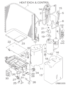 DXC05Z5-S HEAT EXCH. AND CONTROL