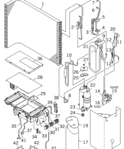 DXC21ZRA-W HEAT EXCH. AND CONTROL