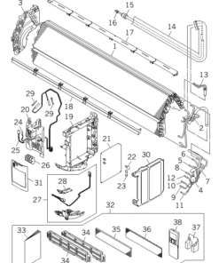 DXK24ZRA-W HEAT EXCH. AND CONTROL