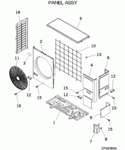 FDC100VN/A PANEL ASSY