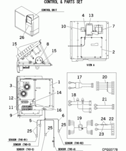 FDC100VN/C CONTROL AND PARTS SET