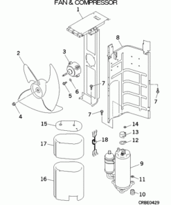 FDC100VNP/1 FAN AND COMPRESSOR