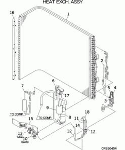 FDC100VNP/1 HEAT EXCH. ASSY