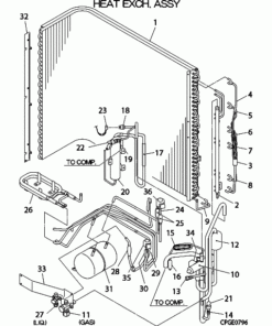 FDC112KXEN6/B HEAT EXCH. ASSY