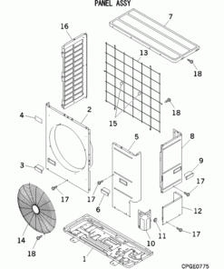 FDC112KXEN6/B PANEL ASSY