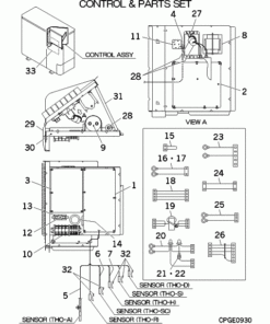 FDC112KXEN6/M CONTROL AND PARTS SET