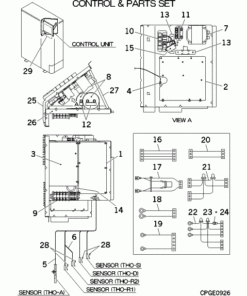 FDC125VSX/M CONTROL AND PARTS SET
