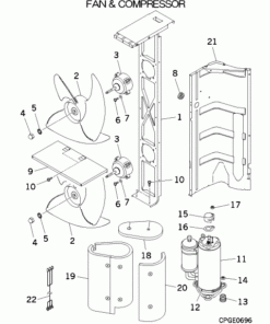 FDC125VSX/M FAN AND COMPRESSOR