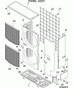 FDC125VSX/M PANEL ASSY