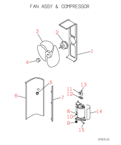 FDC208HEN3A FAN AND COMPRESSOR