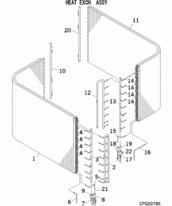 FDC224KXRE6/D HEAT EXCH. ASSY