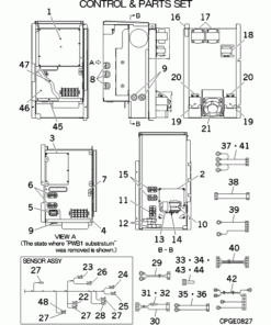 FDC224KXZXE1/1 CONTROL AND PARTS SET