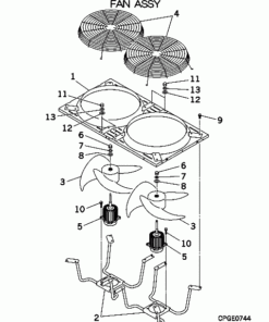 FDC280KXZE1/1 FAN ASSY