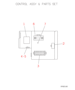 FDC306CES3 CONTROL AND PARTS SET