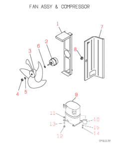 FDC306CES3 FAN AND COMPRESSOR