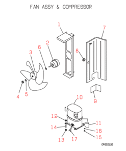 FDC306HES3 FAN AND COMPRESSOR