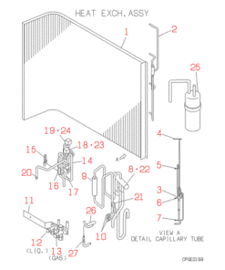 FDC308HES3 HEAT EXCH. ASSY