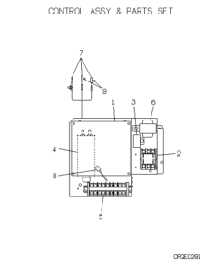 FDC308HES3B CONTROL AND PARTS SET