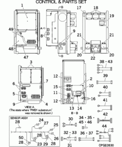 FDC400KXZE1/1 CONTROL AND PARTS SET