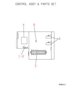 FDC406CES3 CONTROL AND PARTS SET