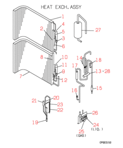 FDC406HES3 HEAT EXCH. ASSY