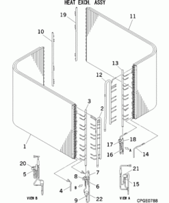 FDC450KXRE6/L HEAT EXCH. ASSY