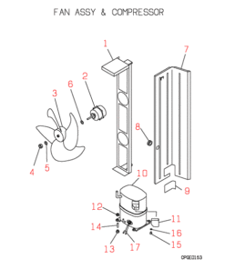 FDC506HES3 FAN AND COMPRESSOR
