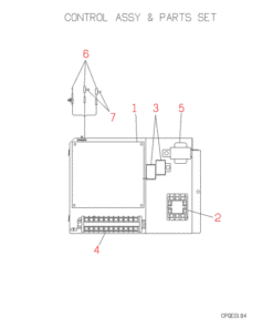 FDC508HES3 CONTROL AND PARTS SET