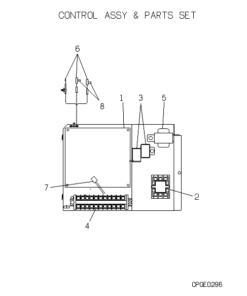 FDC508HES3B CONTROL AND PARTS SET