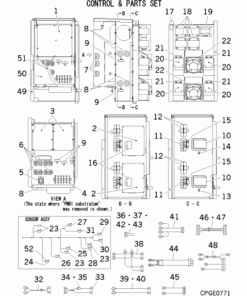 FDC560KXE6/D CONTROL AND PARTS SET